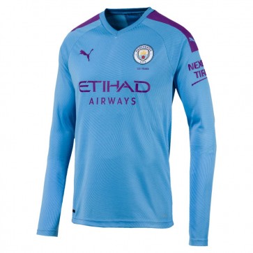 camiseta de Manchester City 2020 manga larga primera